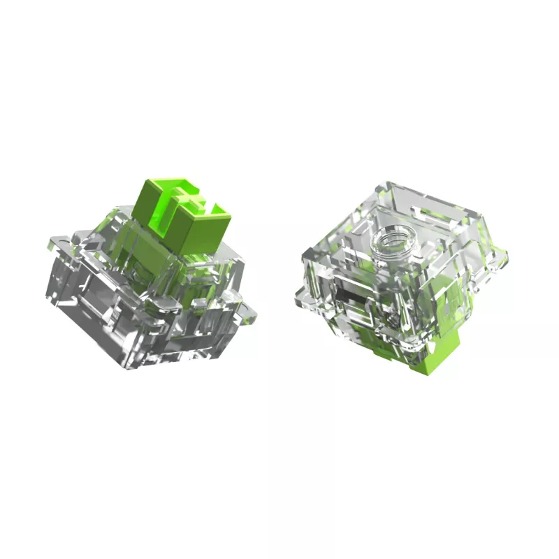 Keyboard switches GLORIOUS Raptor HE — 36 pieces, polycarbonate, light green translucent, for GMMK 3 HE