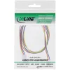 InLine Fan Cable Extension 3pin Molex male/female length 0.60m