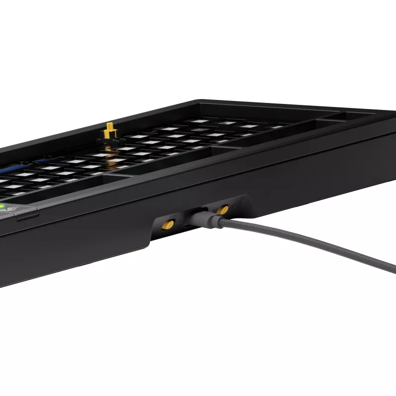 Glorious Gaming GMMK 3 75% Barebones Wired Black - ISO, 75%, Wired, USB, RGB LED, Black