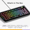 Glorious Gaming GMMK 3 75% Barebones Wired Black - ISO, 75%, Wired, USB, RGB LED, Black