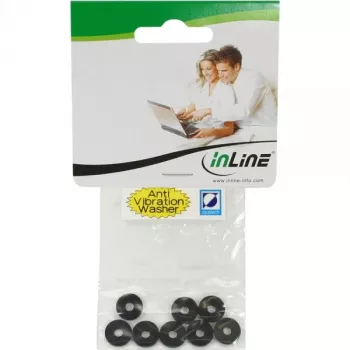 InLine 244 shim/spacer/washer 8 pc(s) Flat washer Rubber