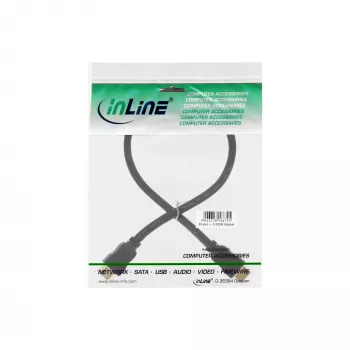 InLine High Speed HDMI Cable with Ethernet, M/M, black, golden contacts, 2m