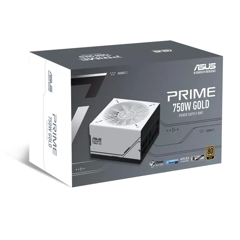 ASUS Prime 750W Gold ( AP-750G ) power supply unit 20+4 pin ATX ATX Black, White