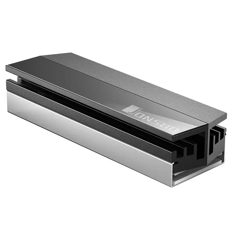 Heatsink/Radiator Jonsbo M.2 GREY Black Grey 1 pc 23.2mm 76.3mm 17.4mm