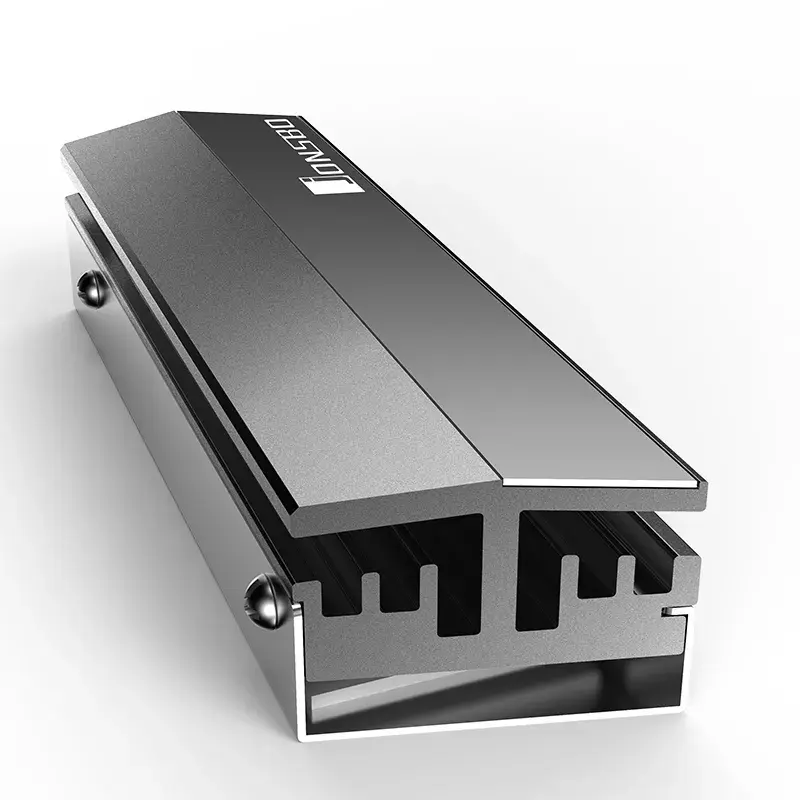 Heatsink/Radiator Jonsbo M.2 GREY Black Grey 1 pc 23.2mm 76.3mm 17.4mm