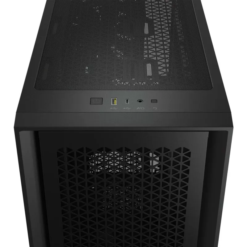 CORSAIR Mid-tower Case - Icue 4000d RGB Airflow - Black
