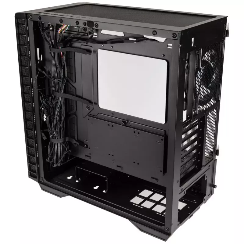 PC Case Kolink Observatory Y AMD SE ARGB Midi Tower Black, Transparent