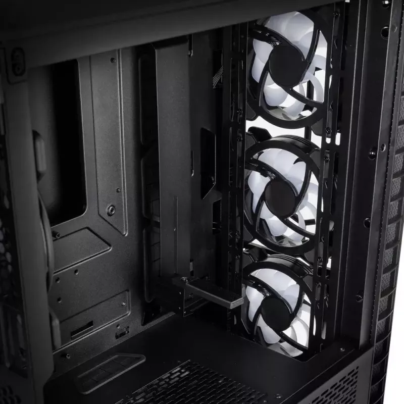 PC Case Kolink Observatory Y AMD SE ARGB Midi Tower Black, Transparent