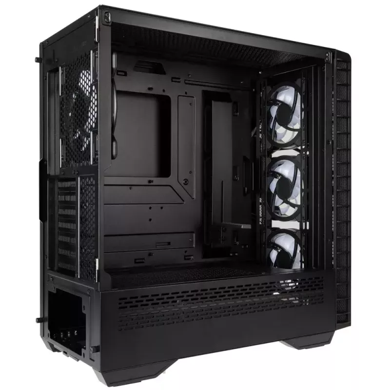 PC Case Kolink Observatory Y AMD SE ARGB Midi Tower Black, Transparent