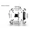 PC Case Alphacool Apex Pro Skeleton Full Tower Black