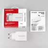 Axagon ACU-QC19W wall charger 1x QC3.0/AFC/FCP/SMART 19W white