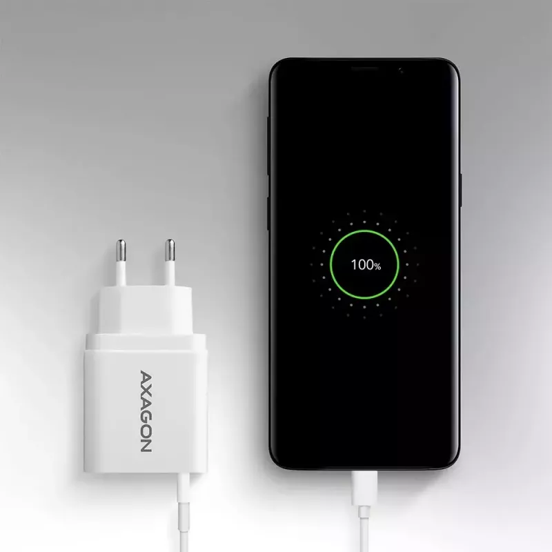 Axagon ACU-QC19W wall charger 1x QC3.0/AFC/FCP/SMART 19W white