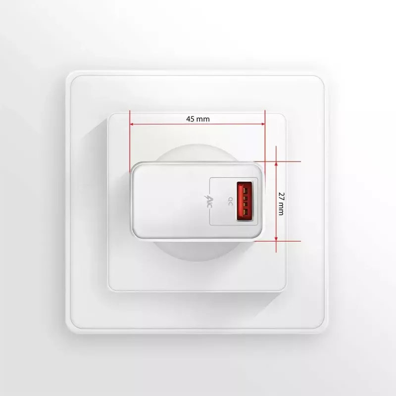 Axagon ACU-QC19W wall charger 1x QC3.0/AFC/FCP/SMART 19W white