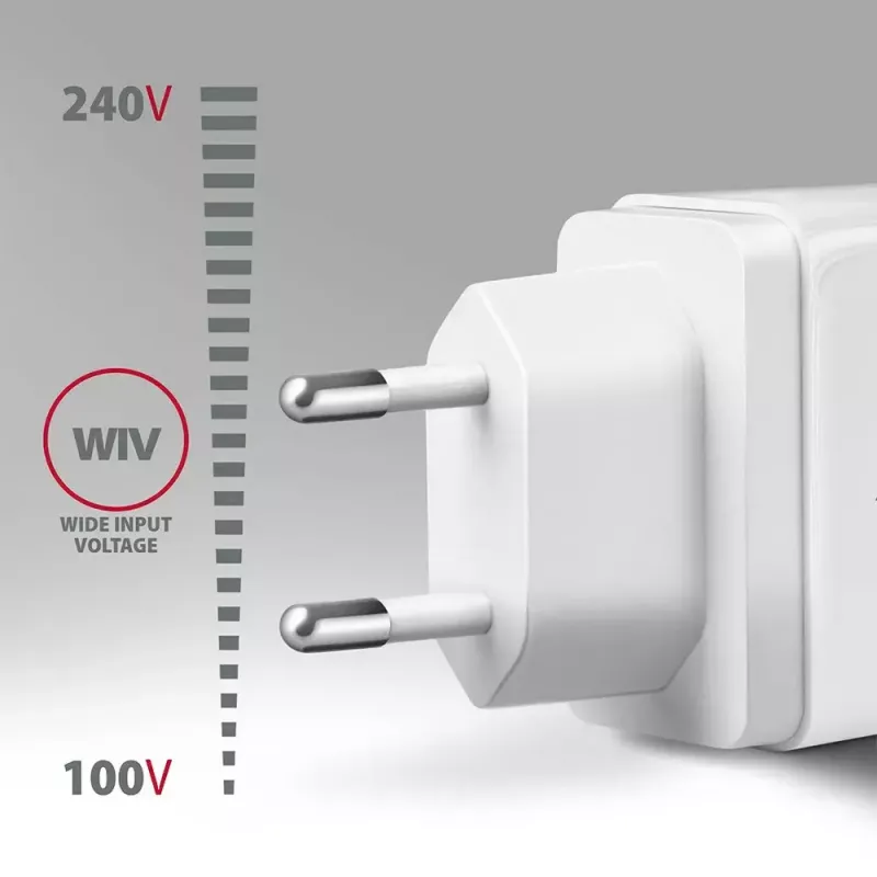 Axagon ACU-QC19W wall charger 1x QC3.0/AFC/FCP/SMART 19W white