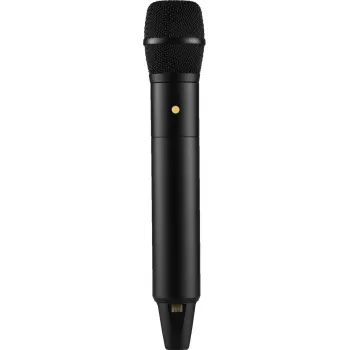 Handheld condenser microphone RØDE Interview Pro — omnidirectional, 48 kHz/32-bit, 32 GB, wireless, max 200 m, black