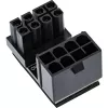 InLine Internal power adapter 180° ATX 8pin male female Black 26638E
