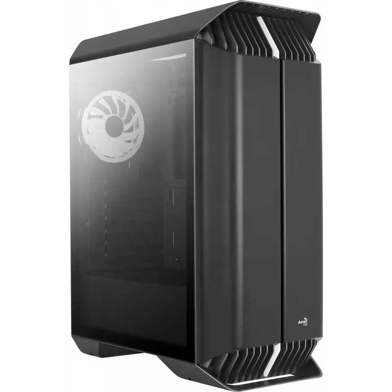 Aerocool GLADIATOR DUO ATX Gaming Case 3x ARGB 12cm Fans, Midi Tower, PC, Black, ATX, micro ATX, Mini-ITX, ABS, SPCC, Gaming