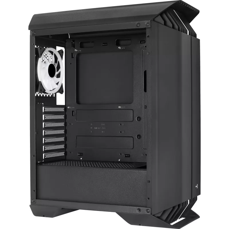 Aerocool GLADIATOR DUO ATX Gaming Case 3x ARGB 12cm Fans, Midi Tower, PC, Black, ATX, micro ATX, Mini-ITX, ABS, SPCC, Gaming