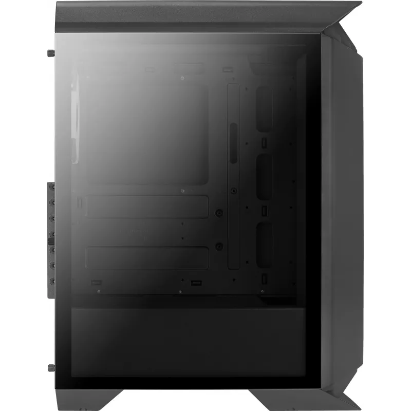 Aerocool GLADIATOR DUO ATX Gaming Case 3x ARGB 12cm Fans, Midi Tower, PC, Black, ATX, micro ATX, Mini-ITX, ABS, SPCC, Gaming