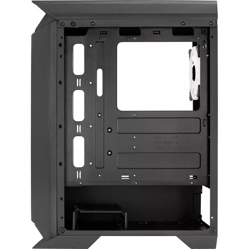 Aerocool GLADIATOR DUO ATX Gaming Case 3x ARGB 12cm Fans, Midi Tower, PC, Black, ATX, micro ATX, Mini-ITX, ABS, SPCC, Gaming