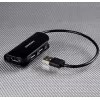 Axagon HUE-X4B interface hub USB 2.0 480 Mbit/s Black