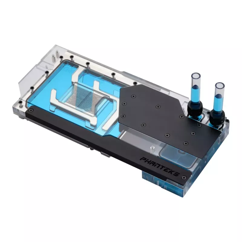 Water block + Backplate Phanteks Glacier G40 Acrylic Copper Black Transparent