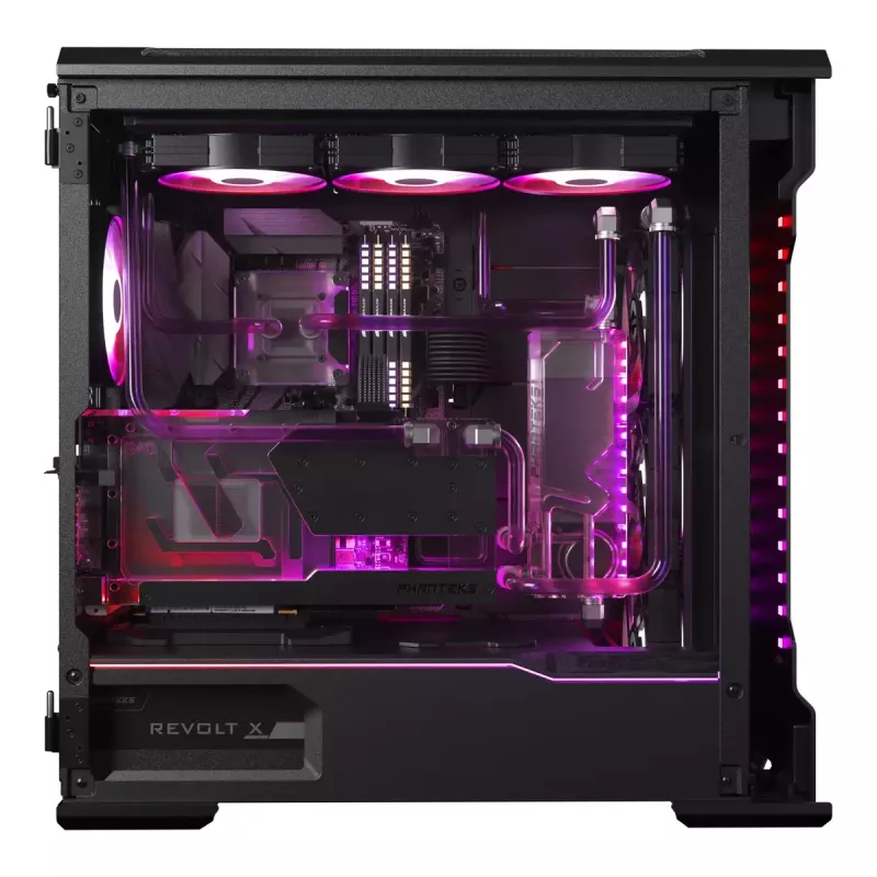Water block + Backplate Phanteks Glacier G40 Acrylic Copper Black Transparent