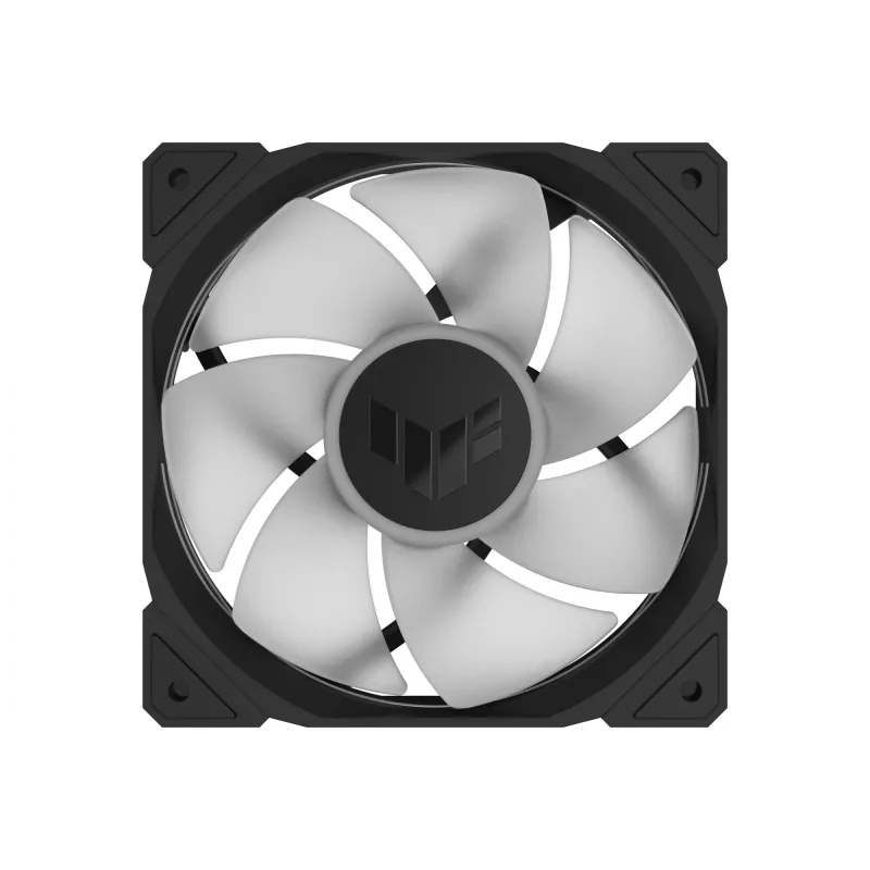 Fan ASUS TUF Gaming TR120 ARGB Reverse Triple Pack — 3×120 mm, 2200 RPM, PWM, 2.75 mmH2O, 16 LEDs, Black