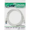 InLine Patch Cable S/FTP PiMF Cat.6A halogen free 500MHz white 0.5m
