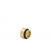 Fitting EK Water Blocks Brass Gold 7mm Height 1.65cm Diameter