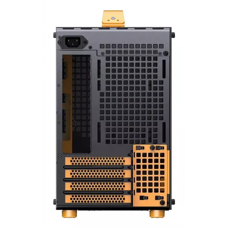 Computer Case JONSPLUS MATX Handle Case Z20 - Black-Orange