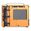 Computer Case JONSPLUS MATX Handle Case Z20 - Black-Orange