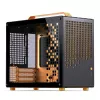 Computer Case JONSPLUS MATX Handle Case Z20 - Black-Orange