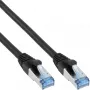 InLine Patch Cable S/FTP PiMF Cat.6A halogen free 500MHz black 0.5m