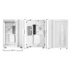 PC case be quiet! LIGHT BASE 600 LX White Midi Tower — ATX, side window, ARGB front, USB-C, supports 360 mm radiator