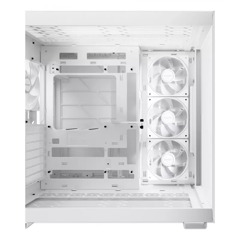 PC case be quiet! LIGHT BASE 600 LX White Midi Tower — ATX, side window, ARGB front, USB-C, supports 360 mm radiator