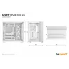 PC case be quiet! LIGHT BASE 600 LX White Midi Tower — ATX, side window, ARGB front, USB-C, supports 360 mm radiator