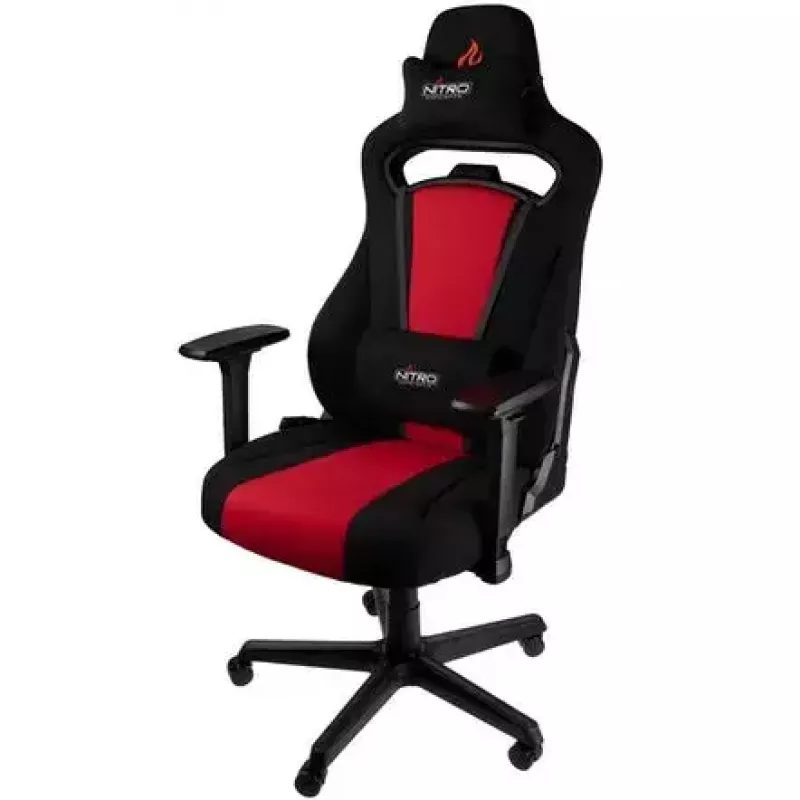 Upholstered seat Nitro Concepts E250 Black Red Height adjustable