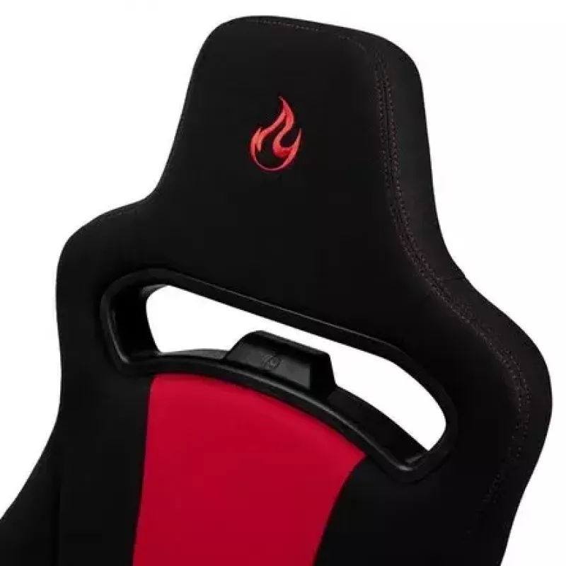 Upholstered seat Nitro Concepts E250 Black Red Height adjustable