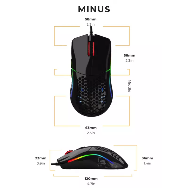 Glorious Gaming Glorious Model O- Mouse Glossy (Black)