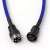 Coiled USB cable GLORIOUS for mechanical keyboards, GMMK Cobalt Blue GLO-KB-ACC-CBL-COIL-CBLU