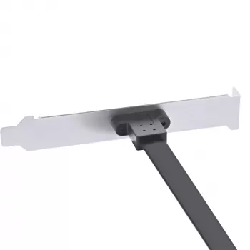 InLine PCI slot bracket, USB-C to USB 3.2 front panel Key-A internal, 0.3m