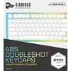 Glorious GMMK ABS Doubleshot V2 USA Base Kit keycaps, white