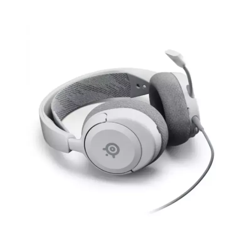 Headset STEELSERIES Arctis Nova 1 wired 3.5 mm, binaural, white, 1.2 m cable, detachable, boom mic