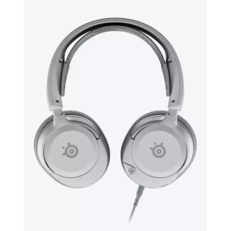 Headset STEELSERIES Arctis Nova 1 wired 3.5 mm, binaural, white, 1.2 m cable, detachable, boom mic