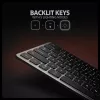 Axagon HMC-KB-US, USB 5Gbps hub w. keyboard, HDMI 4K/60Hz, 3x USB-A, SD/mSD, audio, PD 100, US layout