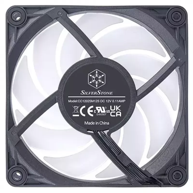 Fan Silverstone VISTA 120 ARGB 12 cm Black 2000 RPM FDB