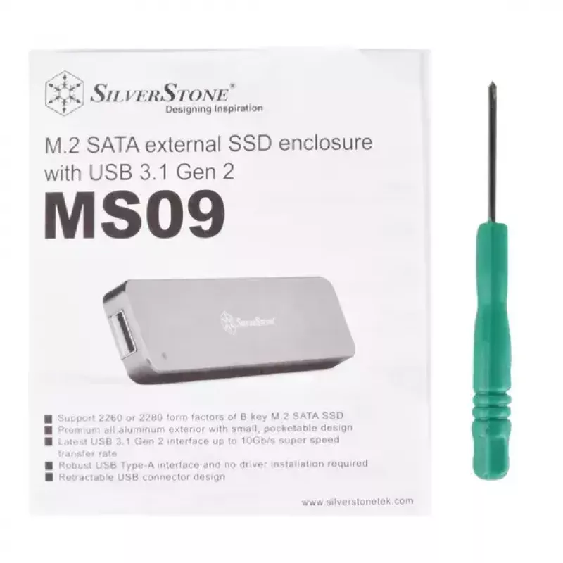SSD enclosure Silverstone MS09