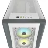 CORSAIR Icue 5000x RGB - Tempered Glass Mid-tower ATX Pc Smart Case - White