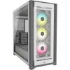 CORSAIR Icue 5000x RGB - Tempered Glass Mid-tower ATX Pc Smart Case - White